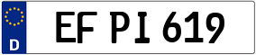 Truck License Plate